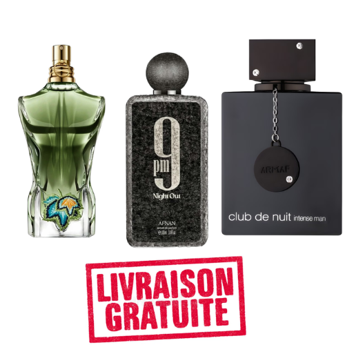 Pack 10 ml le beau paradise garden + 10ml 9pm night out + 10ml club de nuit